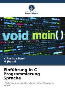 Einführung in C Programmierung Sprache