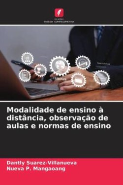 Modalidade de ensino à distância, observação de aulas e normas de ensino