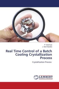 Real Time Control of a Batch Cooling Crystallization Process