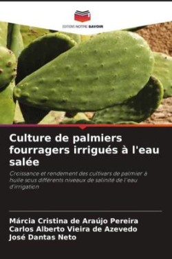 Culture de palmiers fourragers irrigués à l'eau salée