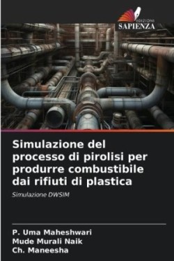 Simulazione del processo di pirolisi per produrre combustibile dai rifiuti di plastica