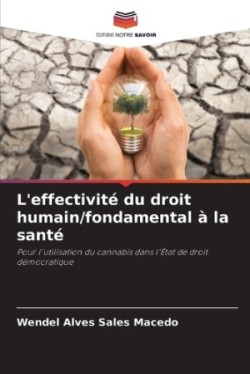 L'effectivité du droit humain/fondamental à la santé