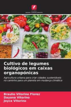 Cultivo de legumes biológicos em caixas organopónicas