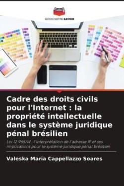 Cadre des droits civils pour l'Internet : la propriété intellectuelle dans le système juridique pénal brésilien