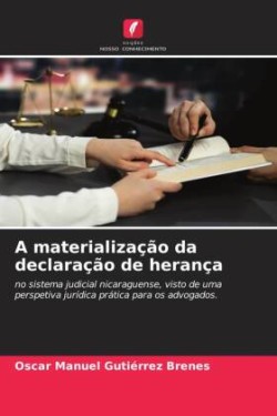 materialização da declaração de herança