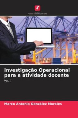 Investigação Operacional para a atividade docente