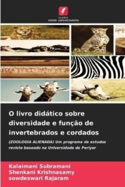 O livro didático sobre diversidade e função de invertebrados e cordados