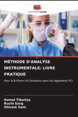 MÉTHODE D'ANALYSE INSTRUMENTALE: LIVRE PRATIQUE