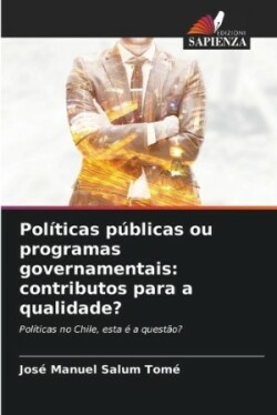 Políticas públicas ou programas governamentais