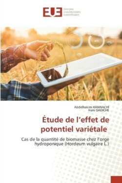 �tude de l'effet de potentiel vari�tale