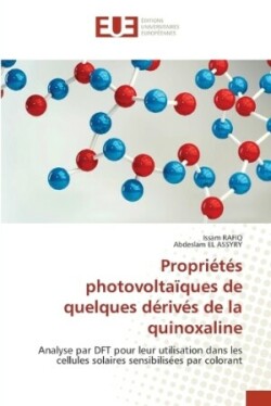 Propriétés photovoltaïques de quelques dérivés de la quinoxaline