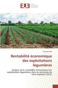 Rentabilité économique des exploitations légumières