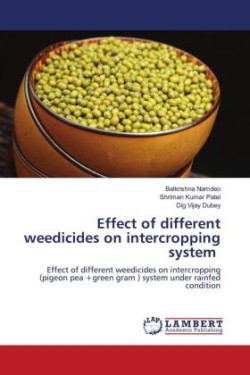 Effect of different weedicides on intercropping system