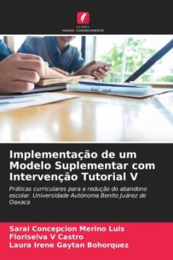Implementação de um Modelo Suplementar com Intervenção Tutorial V