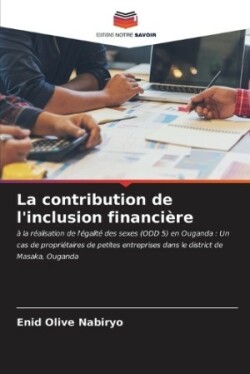 contribution de l'inclusion financière