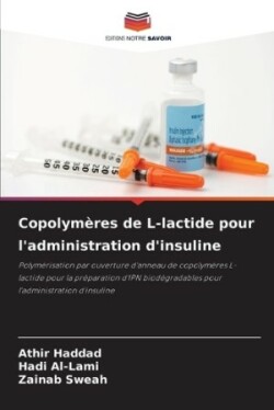 Copolymères de L-lactide pour l'administration d'insuline