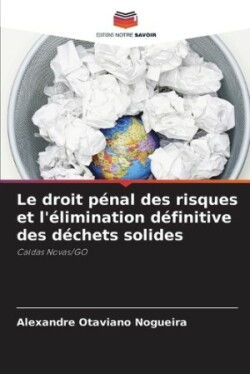 droit pénal des risques et l'élimination définitive des déchets solides