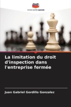 limitation du droit d'inspection dans l'entreprise fermée