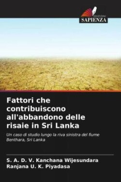 Fattori che contribuiscono all'abbandono delle risaie in Sri Lanka