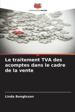 traitement TVA des acomptes dans le cadre de la vente