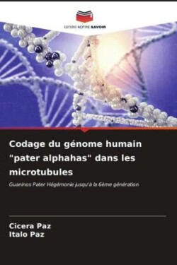 Codage du génome humain "pater alphahas" dans les microtubules