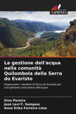 gestione dell'acqua nella comunità Quilombola della Serra do Evaristo