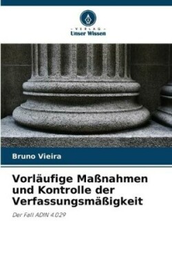 Vorläufige Maßnahmen und Kontrolle der Verfassungsmäßigkeit