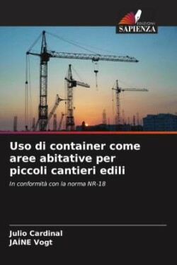 Uso di container come aree abitative per piccoli cantieri edili