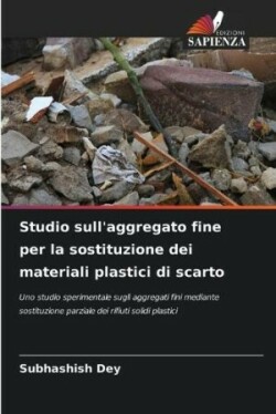 Studio sull'aggregato fine per la sostituzione dei materiali plastici di scarto