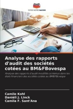 Analyse des rapports d'audit des soci�t�s cot�es au BM&FBovespa