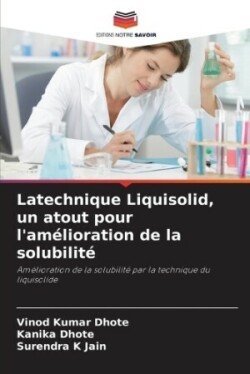 Latechnique Liquisolid, un atout pour l'am�lioration de la solubilit�