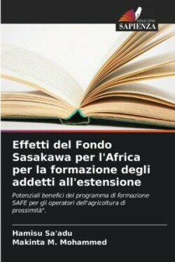 Effetti del Fondo Sasakawa per l'Africa per la formazione degli addetti all'estensione