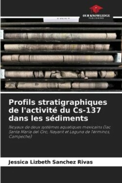 Profils stratigraphiques de l'activité du Cs-137 dans les sédiments