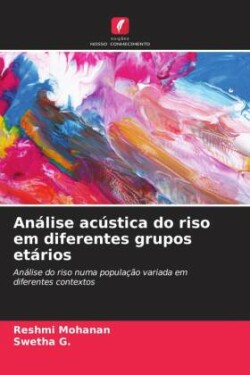 Análise acústica do riso em diferentes grupos etários