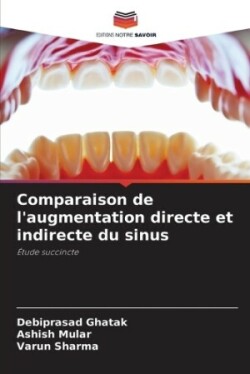 Comparaison de l'augmentation directe et indirecte du sinus