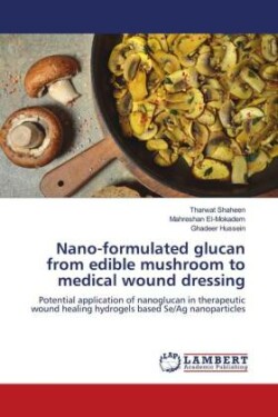 Nano-formulated glucan from edible mushroom to medical wound dressing