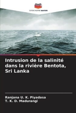 Intrusion de la salinité dans la rivière Bentota, Sri Lanka