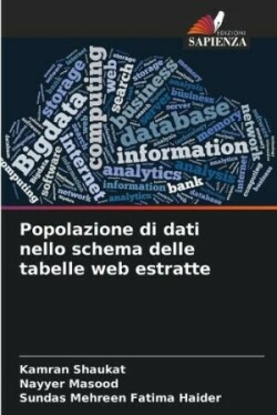 Popolazione di dati nello schema delle tabelle web estratte