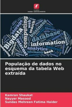 População de dados no esquema da tabela Web extraída