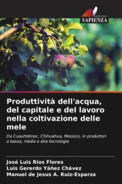 Produttività dell'acqua, del capitale e del lavoro nella coltivazione delle mele