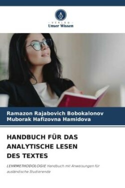 Handbuch Für Das Analytische Lesen Des Textes