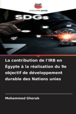 contribution de l'IRB en �gypte � la r�alisation du 9e objectif de d�veloppement durable des Nations unies