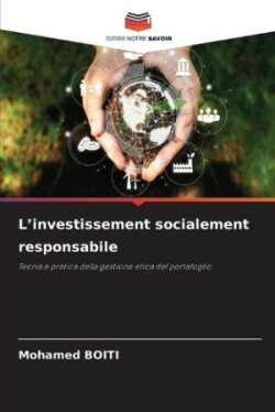 L'investissement socialement responsabile