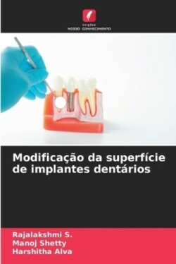 Modificação da superfície de implantes dentários