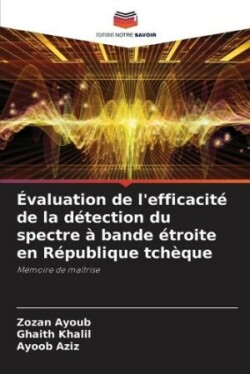 Évaluation de l'efficacité de la détection du spectre à bande étroite en République tchèque