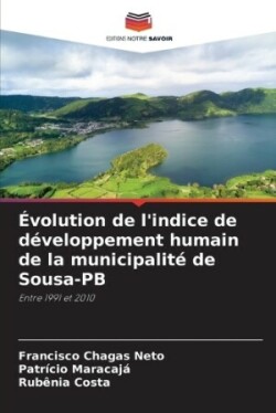 Évolution de l'indice de développement humain de la municipalité de Sousa-PB