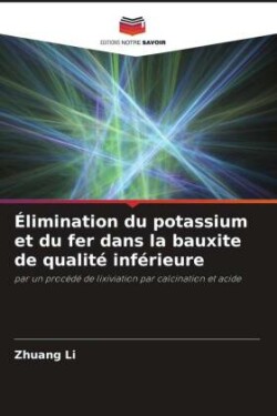 Élimination du potassium et du fer dans la bauxite de qualité inférieure