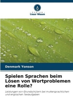 Spielen Sprachen beim Lösen von Wortproblemen eine Rolle?