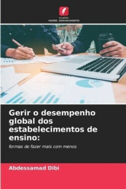 Gerir o desempenho global dos estabelecimentos de ensino