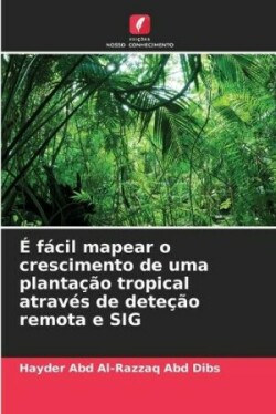 É fácil mapear o crescimento de uma plantação tropical através de deteção remota e SIG